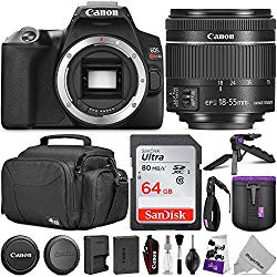 Canon EOS Rebel SL3 DSLR Camera with EF-S 18-55mm f/4-5.6 is STM Lens w/Advanced Photo & Travel Bundle