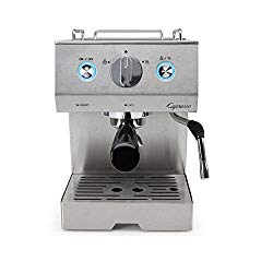 Capresso 125.05 Cafe Pro Espresso Maker, 42 oz, Silver