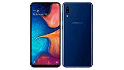 Samsung Galaxy A20 32GB A205G/DS 6.4″ HD+ 4,000mAh Battery LTE Factory Unlocked GSM Smartphone (International Version) (Deep Blue)