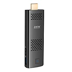 4GB 64GB PC Stick by AWOW Windows 10 Pro Computer Stick Intel Atom x5-Z8350/Dual Band WiFi/Port/HD 4K/Bluetooth/USB3.0/HDMI/Built-in Fan