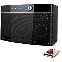 Aiwa Exos-9 Bluetooth Portable Speaker, 9H Playtime, Rechargeable Battery included wireless speaker –  Black