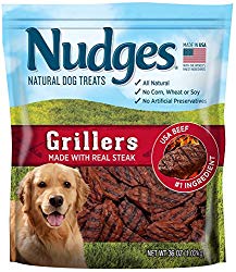 Nudges Steak Grillers Dog Treats, 36 oz