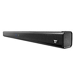 Soundbar, TaoTronics Three Equalizer Mode Audio Speaker for TV, 32-Inch Wired & Wireless Bluetooth 4.2 Stereo Soundbar, Optical/Aux/RCA Connection, Wall Mountable, Remote Control