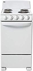 Danby 20-in. Electric Range with Coil Elements and 2.3-Cu. Ft. Oven Capacity in White