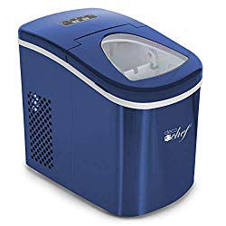Deco Gear Rapid Electric Party Ice Maker – Compact Top Load 26 Lbs. Per Day Capacity – Great For Hosting Never Run Out Of Ice Again (Blue)