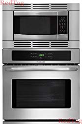 Frigidaire Stainless Steel 27″ 3Piece Wall Oven Microwave Combo FFEW2725PS FFMO1611LS FFMOTK27LS