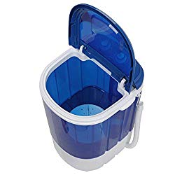 SUPER DEAL Mini Washing Machine Compact Counter Top Washer with Spin Cycle Basket and Drain Hose