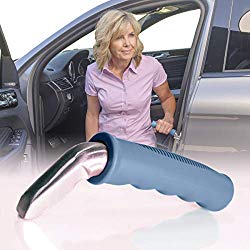 Able Life Auto Cane, Portable Vehicle Support Handle, Standing Mobility Aid, Car Assist Cane Grab Bar, Blue