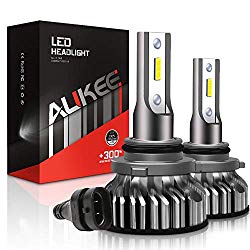 Aukee 9006 LED Headlight Bulbs, 50W 6000K 10000 Lumens Extremely Bright HB4 CSP Chips Conversion Kit