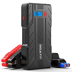 BEATIT 1200Amps QDSP 1200A (Up to 8.0L Gas or 6.0L Diesel Engines) 12V Portable Car Jump Starter Auto Battery Booster with Smart Jumper Cables B7 PRO