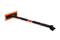 BIRDROCK HOME Snow MOOver 55″ Extendable Foam Snow Brush and Ice Scraper with Soft Grip – Winter Tool – Auto Window Windshield Snow Brush – Car Ice Scraper – Truck SUV – Snow Removal