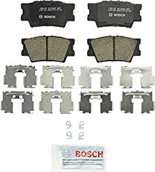 Bosch BC1212 QuietCast Premium Ceramic Disc Brake Pad Set For: Lexus ES300h, ES350, HS250h; Pontiac Vibe; Toyota Avalon, Camry, Matrix, RAV4, Rear