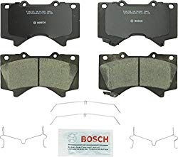 Bosch BC1303 QuietCast Premium Ceramic Disc Brake Pad Set For Lexus: 2008-2017 LX570; Toyota: 2008-2017 Land Cruiser, 2008-2017 Sequoia, 2007-2017 Tundra; Front