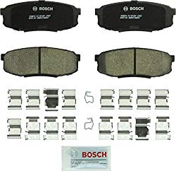 Bosch BC1304 QuietCast Premium Ceramic Disc Brake Pad Set For Lexus: 2008-2017 LX570; Toyota: 2008-2017 Land Cruiser, 2008-2017 Sequoia, 2007-2017 Tundra; Rear