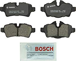 Bosch BC1309 QuietCast Premium Ceramic Disc Brake Pad Set For 2007-2015 Mini Cooper; Rear
