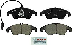 Bosch BC1322 QuietCast Premium Ceramic Disc Brake Pad Set For Select Audi A4, A4 Quattro, A5, A5 Quattro, A6, A6 Quattro, A7 Quattro, Allroad, Q5, S4, S5; Mercedes-Benz E300; Front