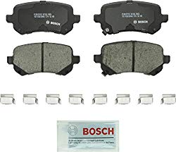 Bosch BC1326 QuietCast Premium Ceramic Disc Brake Pad Set For Select Chrysler Town & Country; Dodge Grand Caravan, Journey; Ram C/V; Volkswagen Routan; Rear