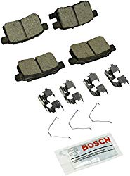 Bosch BC1451 QuietCast Premium Ceramic Disc Brake Pad Set For: Acura TSX; Honda Accord, Rear