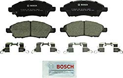 Bosch BC1592 QuietCast Premium Ceramic Disc Brake Pad Set For Nissan: 2015-2016 Micra, 2013-2014 Tiida, 2012-2017 Versa, 2014-2017 Versa Note; Front