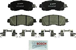 Bosch BC1650 QuietCast Premium Ceramic Disc Brake Pad Set For: Nissan Altima, Leaf, Front