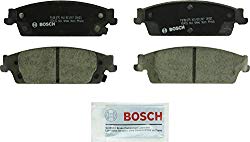 Bosch BC1707 QuietCast Premium Ceramic Disc Brake Pad Set For Select Cadillac Escalade, Escalade ESV; Chevrolet Silverado 1500, Suburban, Tahoe; GMC Sierra 1500, Yukon, Yukon XL; Rear