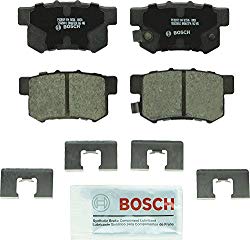 Bosch BC536 QuietCast Premium Ceramic Disc Brake Pad Set For Select Acura CL, EL, Integra, Legend, RDX, RL, TL; Honda CR-V, Element, Odyssey; Isuzu Oasis; Rear