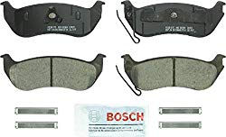 Bosch BC964 QuietCast Premium Ceramic Disc Brake Pad Set For Select Ford Explorer, Explorer Sport Trac; Jeep Liberty, TJ, Wrangler; Mercury Mountaineer; Rear