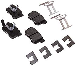 Bosch BE1086H Blue Disc Brake Pad Set with Hardware for Select Acura RDX and Honda Crosstour, CR-V – REAR