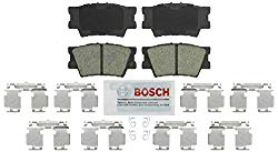 Bosch BE1212H Blue Disc Brake Pad Set with Hardware for Select 2006-15 Lexus, Pontiac, and Toyota Vehicles – REAR