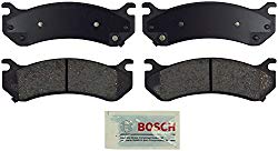 Bosch BE785 Blue Disc Brake Pad Set for Select Cadillac, Chevrolet, GMC, and Hummer Trucks, Vans, and SUVs – FRONT & REAR