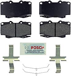 Bosch BE799H Blue Disc Brake Pad Set with Hardware for Select Toyota Hilux and Tacoma Trucks – FRONT