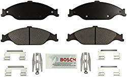 Bosch BE804H Blue Disc Brake Pad Set with Hardware for select 1999-04 Ford Mustang – FRONT