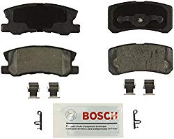 Bosch BE868H Blue Disc Brake Pad Set with Hardware for Select Chrysler, Dodge, Jeep, and Mitsubishi Cars and SUVs – REAR
