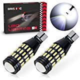 BRISHINE 1500 Lumens Extremely Bright Canbus Error Free 921 912 906 904 T15 W16W LED Bulbs 51-SMD 4014 LED Chipsets with Projector for Backup Reverse Lights, 6500K Xenon White (Pack of 2)