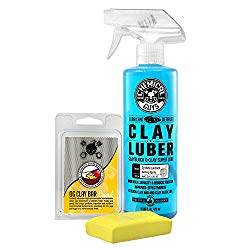 Chemical Guys Cly_113 OG Clay Bar & Luber Synthetic Lubricant Kit, Light/Medium Duty (16 oz) (2 Items)