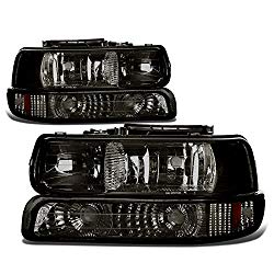 DNA Motoring HL-OH-CS99-4P-SM-AB Headlight Assembly, Driver and Passenger Side