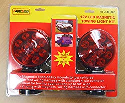 Eaglestar EAGLEKING 12V LED Magnetic Towing Trailer Light Kit 24 LEDs Multi-Function DOT