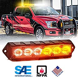 Feniex Fusion Surface Mount Dual Color LED(Red/Amber, 40)