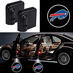 For Buffalo Bills Car Door Led Welcome Laser Projector Car Door Courtesy Light Suitable Fit for all brands of cars (Buffalo Bills)