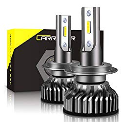 H7 LED Headlight Bulb, CAR ROVER 50W 10000Lumens Extremely Bright 6000K CSP Chips Conversion Kit