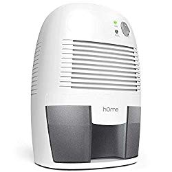 hOmeLabs Small Space Dehumidifier with Auto Shut-Off – Quietly Extracts Moisture to Reduce Odor and Allergies from Mold and Mildew – Compact and Portable, Ideal for Bedrooms, Bathrooms and Closets