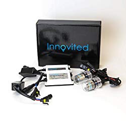 Innovited 55W AC Xenon HID Lights”All Bulb Sizes and Colors” with Digital Slim Ballast – H16-3000K – Golden Yellow – 2 Year Warranty