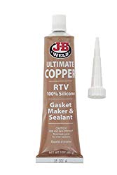 J-B Weld 32325 Ultimate Copper 3 Ounces High Temperature RTV Silicone Gasket Maker and Sealant