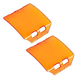 LED Pods Covers, 3 Inch LED Cube Covers Teochew-LED 2Pcs LED Light Bar Covers Amber Fog lights Covers Protective Polycarbonate Light Bar Lens Covers