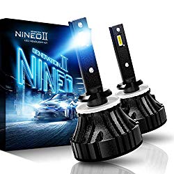 NINEO 880 LED Headlight Bulbs | CREE Chips 12000Lm 6500K Extremely Bright All-in-One Conversion Kit | 360 Degree Adjustable Beam Angle