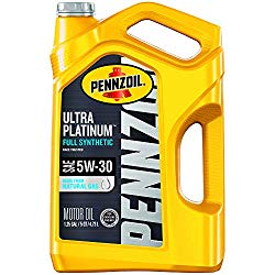 Pennzoil Ultra Platinum Full Synthetic 5W-30 Motor Oil (5-Quart, Case of 3)