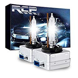 RCP D8S 4300K A Pair Xenon HID Replacement Bulb Warm White Metal Stent Base 12V Car Headlight Lamps Head Lights 25W