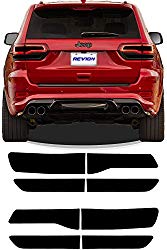 REVION Autoworks 2014-2020 Jeep Grand Cherokee Tail Light Tint Kit | Inner Taillight Overlay Covers Compatible with ’14-’20 Jeep Grand Cherokee | Accessories