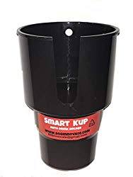 SMART KUP Car Cup Holder for Hydro Flasks 32 oz and 40 oz, Nalgene 32 oz and Other Large Bottles up to 3.8 inches Wide. 3 inch Upper Cup Will Hold Your Items Unlike The competitors.Black