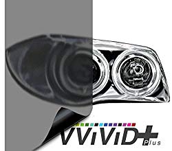 VViViD Air-Tint Matte Black Headlight/Tail Light Window Tint (60 Inch x 60 Inch Extra-Large roll)